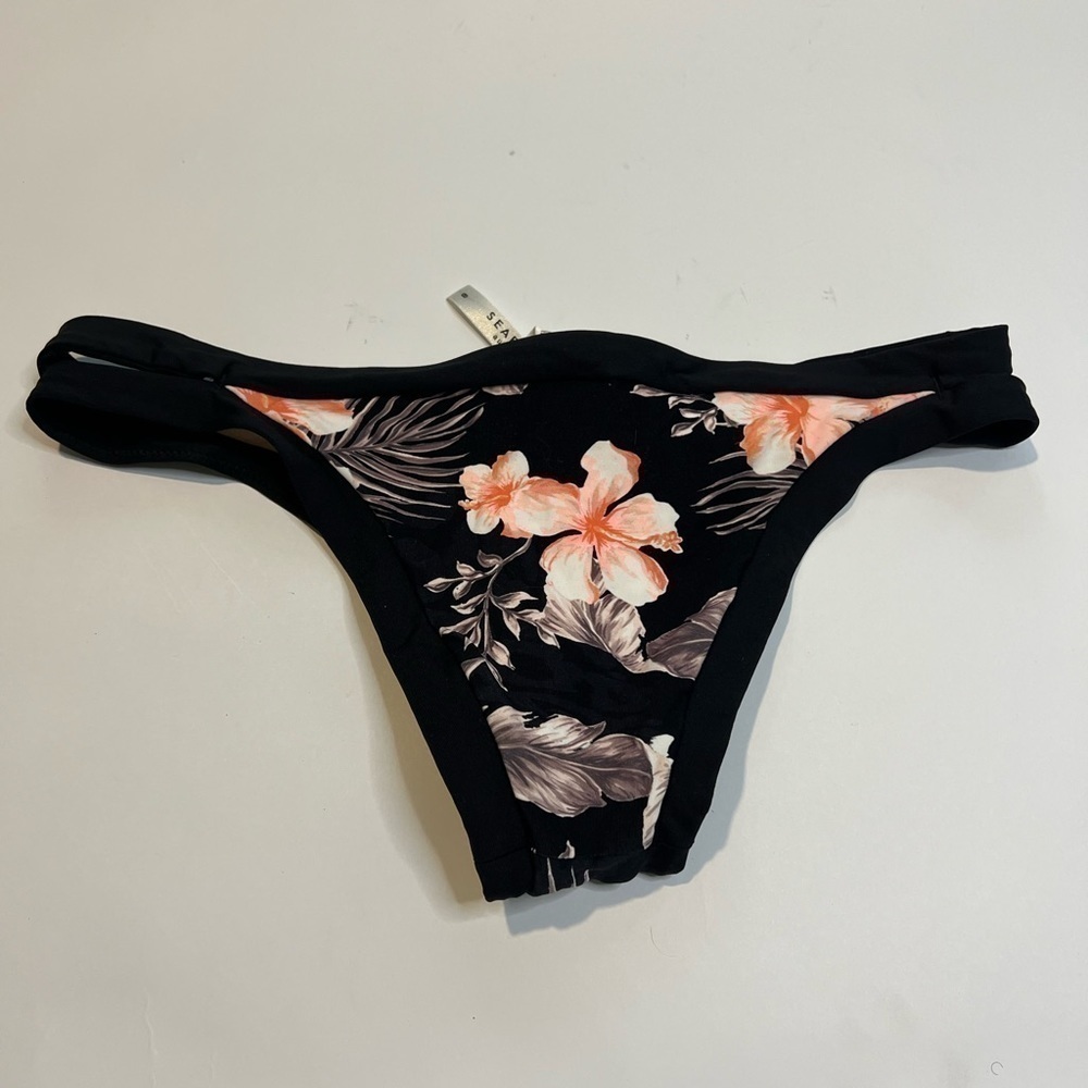 New Seafolly Cabana Floral Bikini Bottom
